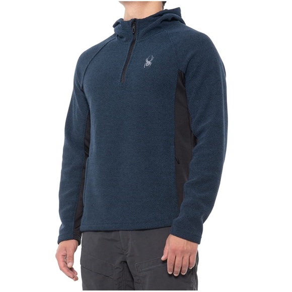 Spyder Other - Spyder Men's Boundless Half Zip Hooded Sweater